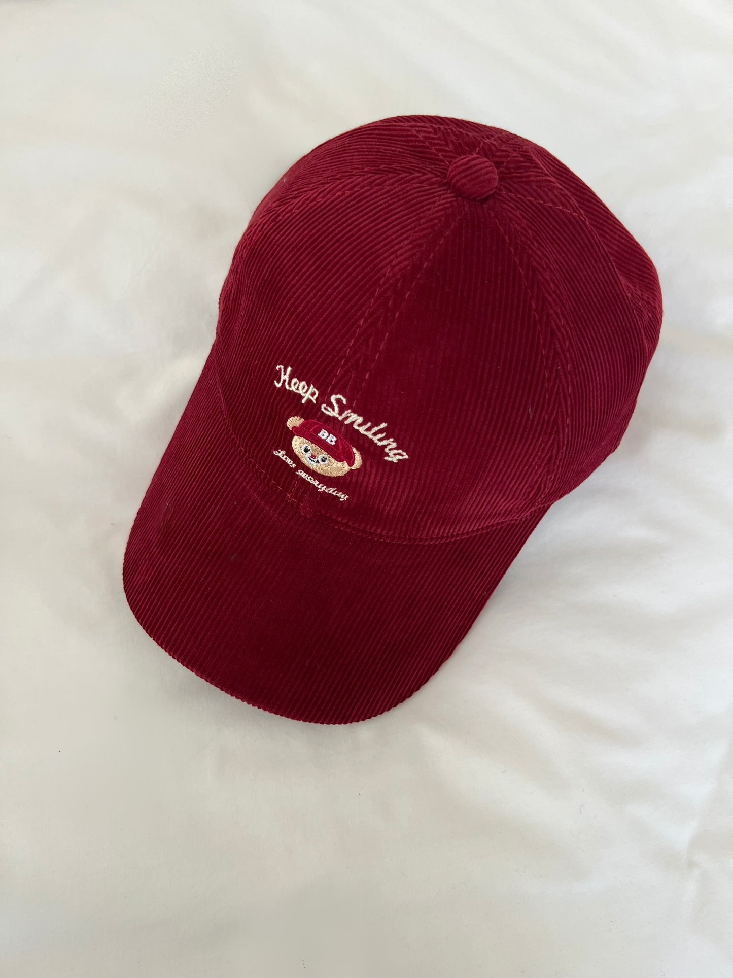 כובע מצחייה קורדרוי דובי