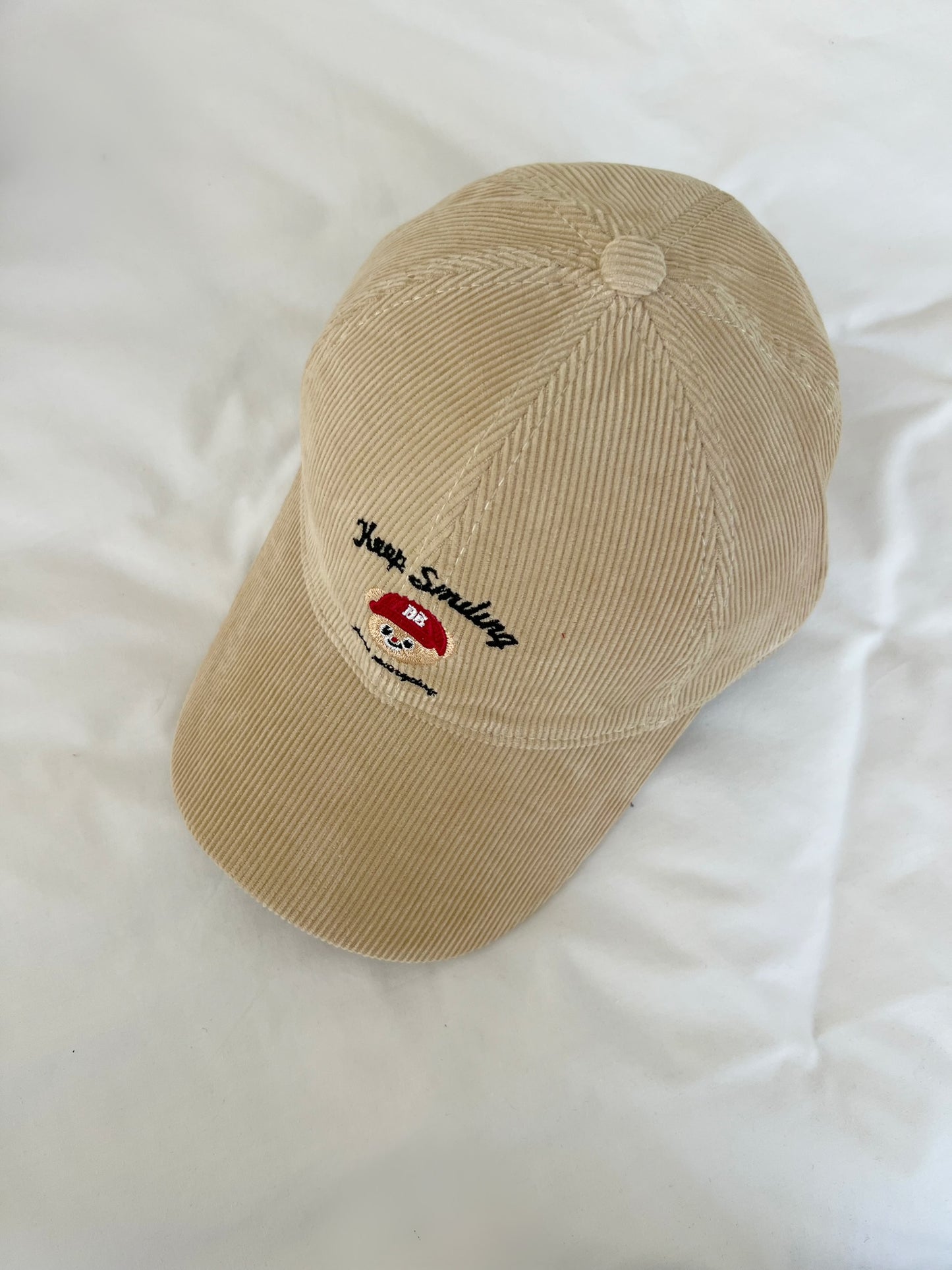 כובע מצחייה קורדרוי דובי