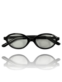 משקפי עדשה שקופה ללא מספר לוסי שחור