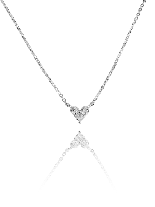 שרשרת לב ליאן עדינה מכסף אמיתי 925