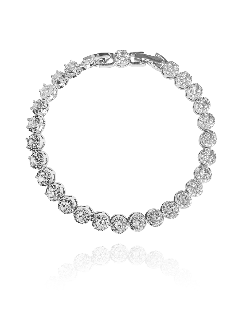 צמיד אבנים משובצים עדינים