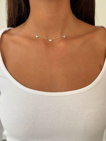 שרשרת טריפל לב ליאן