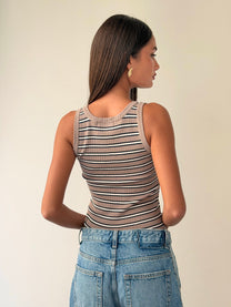 גופיית סריג פסים לורי