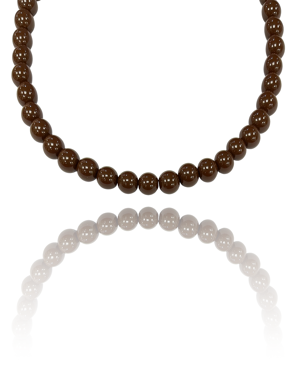 שרשרת חרוזים חום