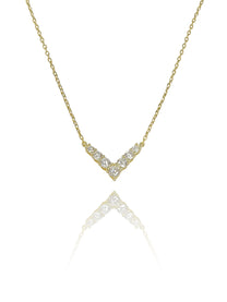 שרשרת וי מכסף אמיתי 925