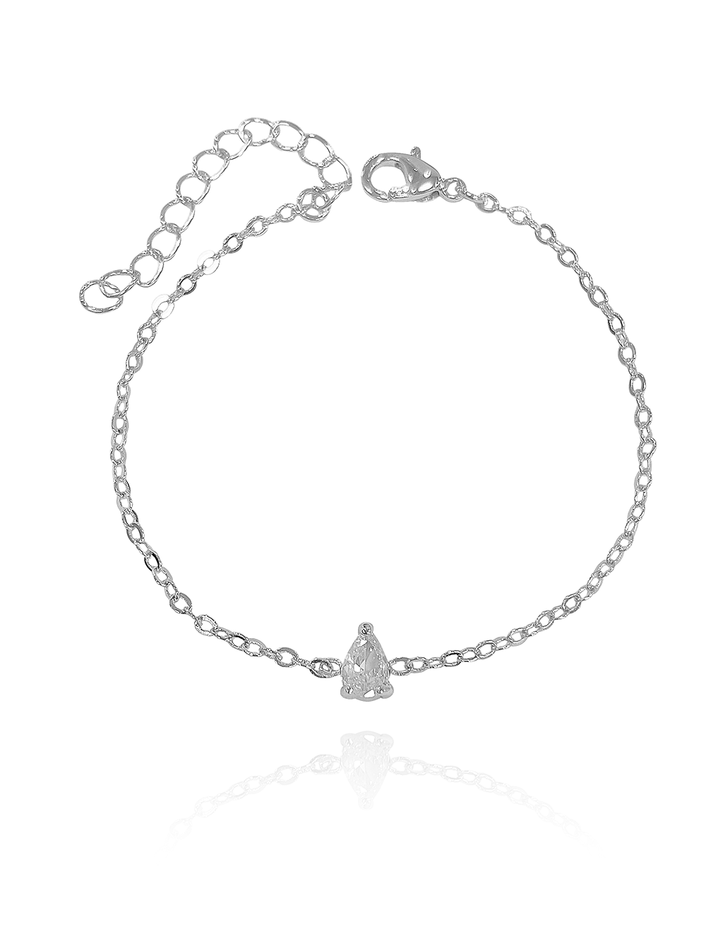 צמיד זירקון טיפה