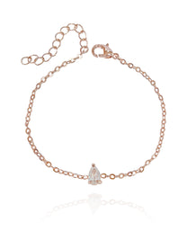 צמיד זירקון טיפה