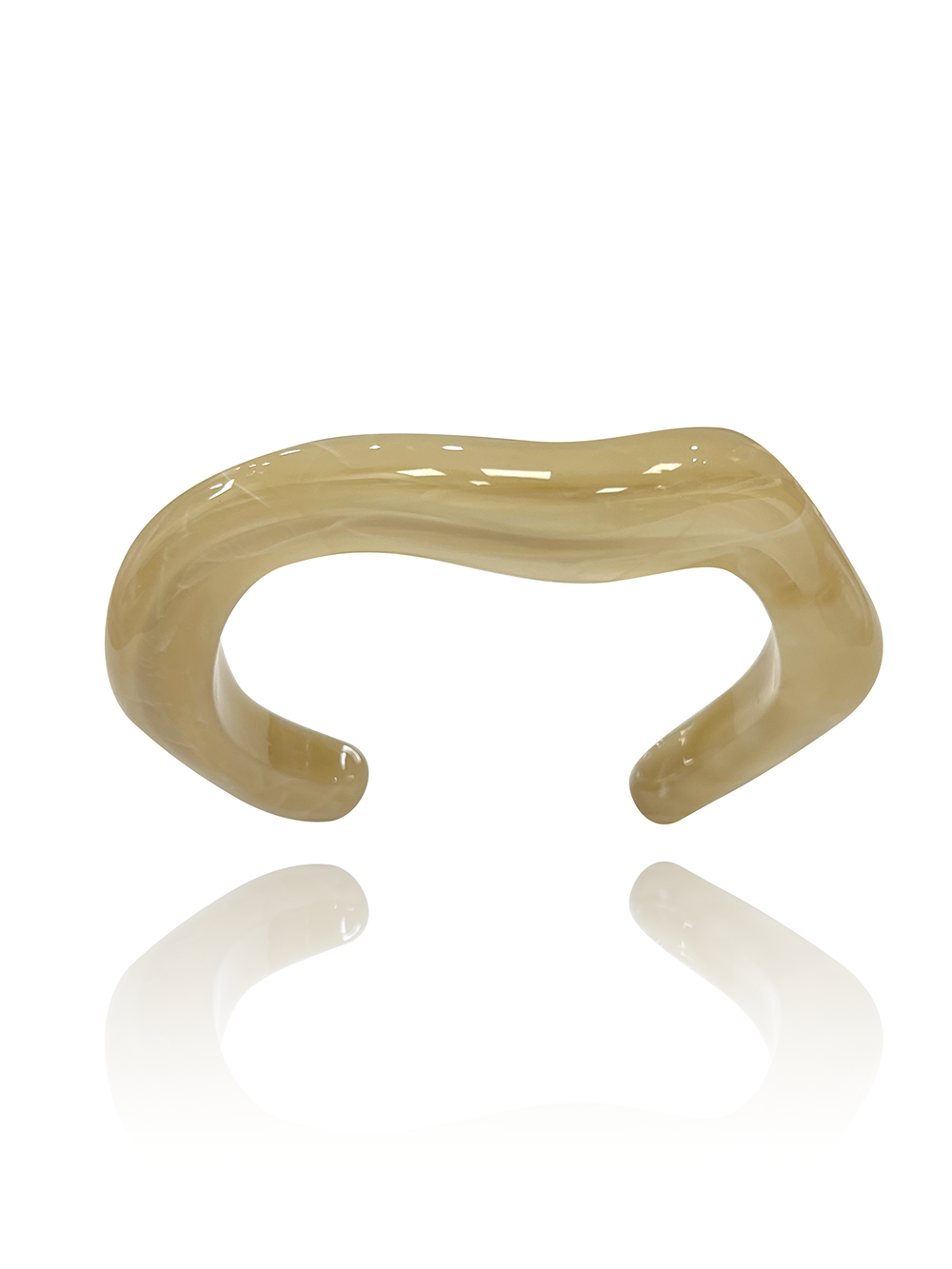 צמיד קשיח בוהו מסולסל