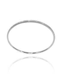 צמיד קשיח שורה משובץ