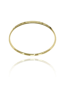 צמיד קשיח פס חלק אל חלד