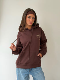 סווטשירט פפיון חום