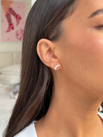 זוג עגילי עדן מכסף אמיתי 925