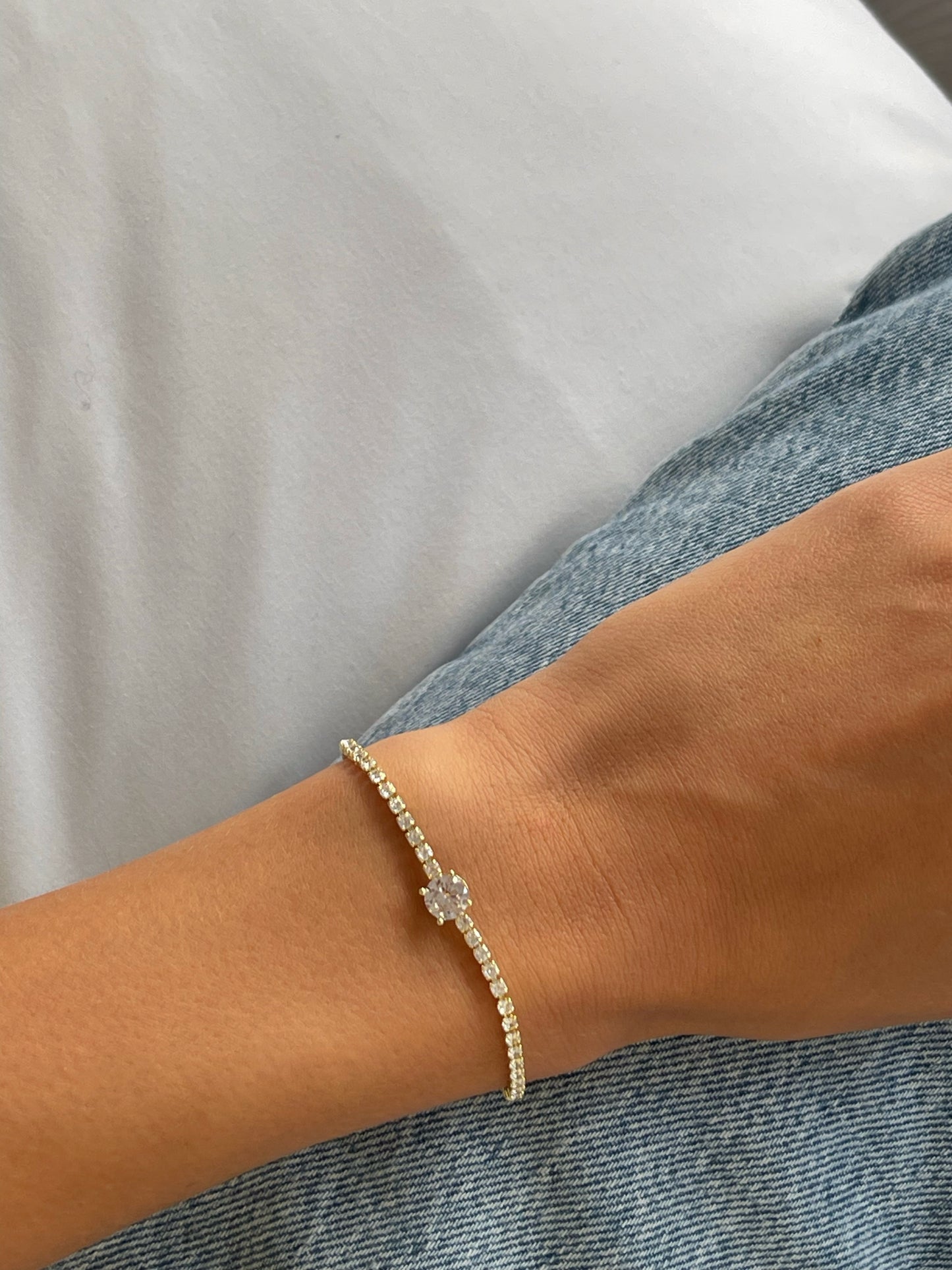 צמיד טניס זירקון