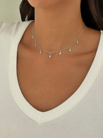 שרשרשת תליוני טיפות