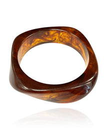 צמיד קשיח בוהו מרובע