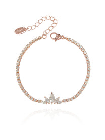 צמיד טניס פרח לוטוס בל