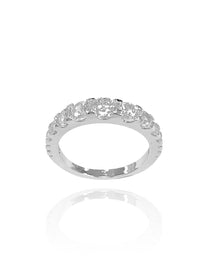 טבעת פס זירקונים