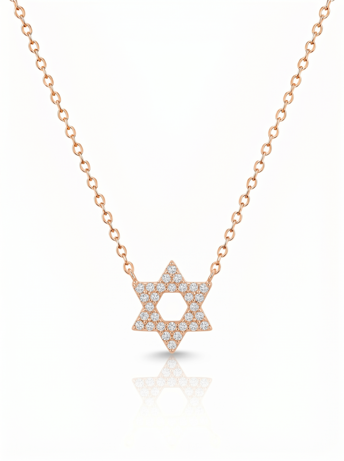 שרשרת מגן דוד עדינה צמודה