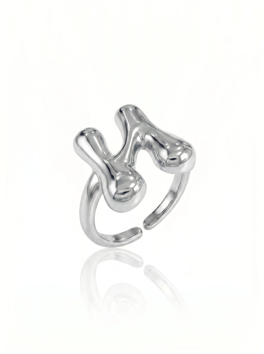 טבעת אות חלקה